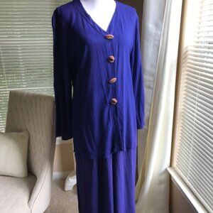 NWT VTG CAROL LITTLE SOFT DRESSING PANT SET